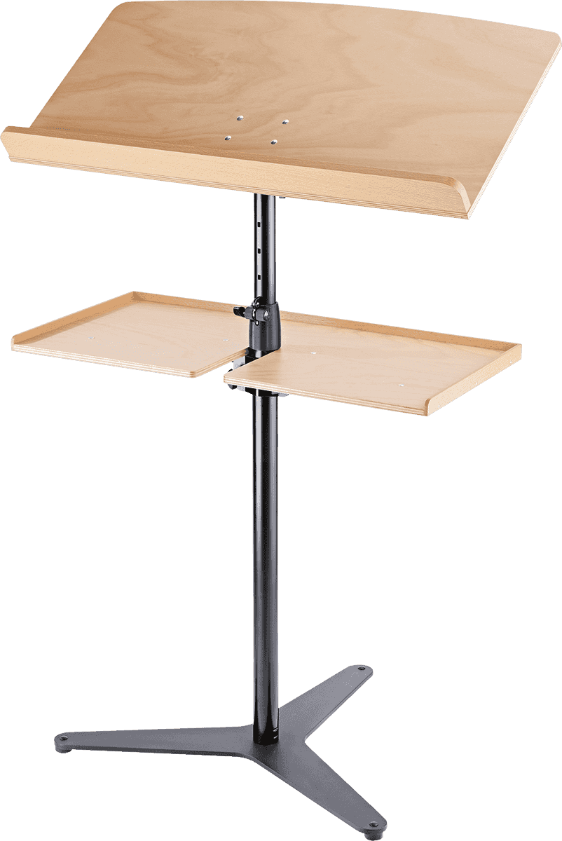 CONDUCTOR'S FLAT MUSIC STAND - BLACK