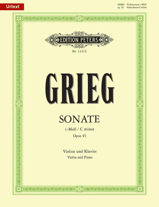 Grieg Edvard - Sonata No.3 In C Minor Op.45 - Violin And Piano