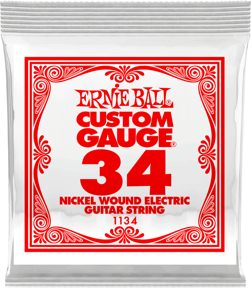 .034 NICKEL WOUND ELECTRIC GUITAR STRINGS