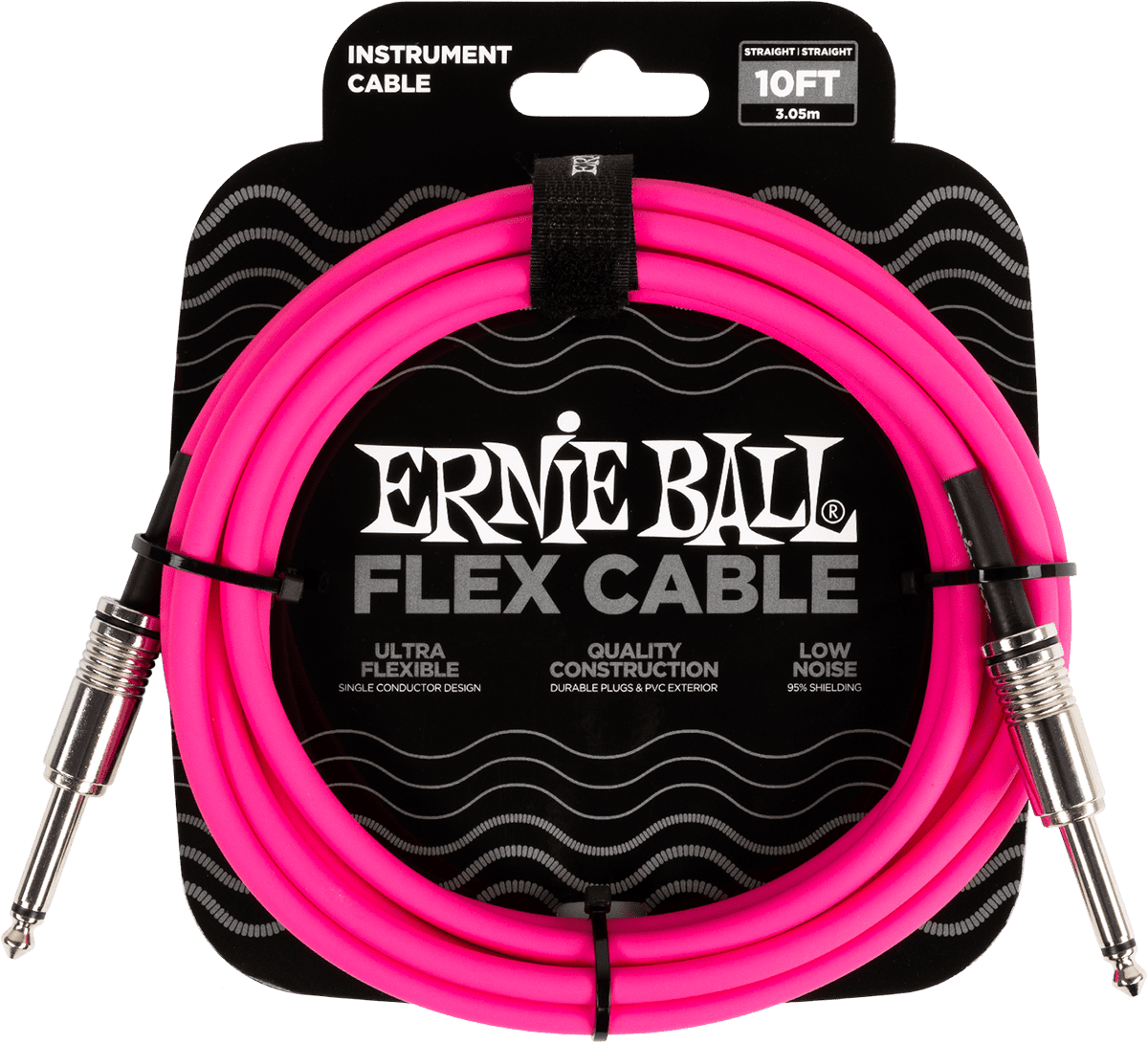 Instrumentkabels Flex Jack/jack 3M Roze