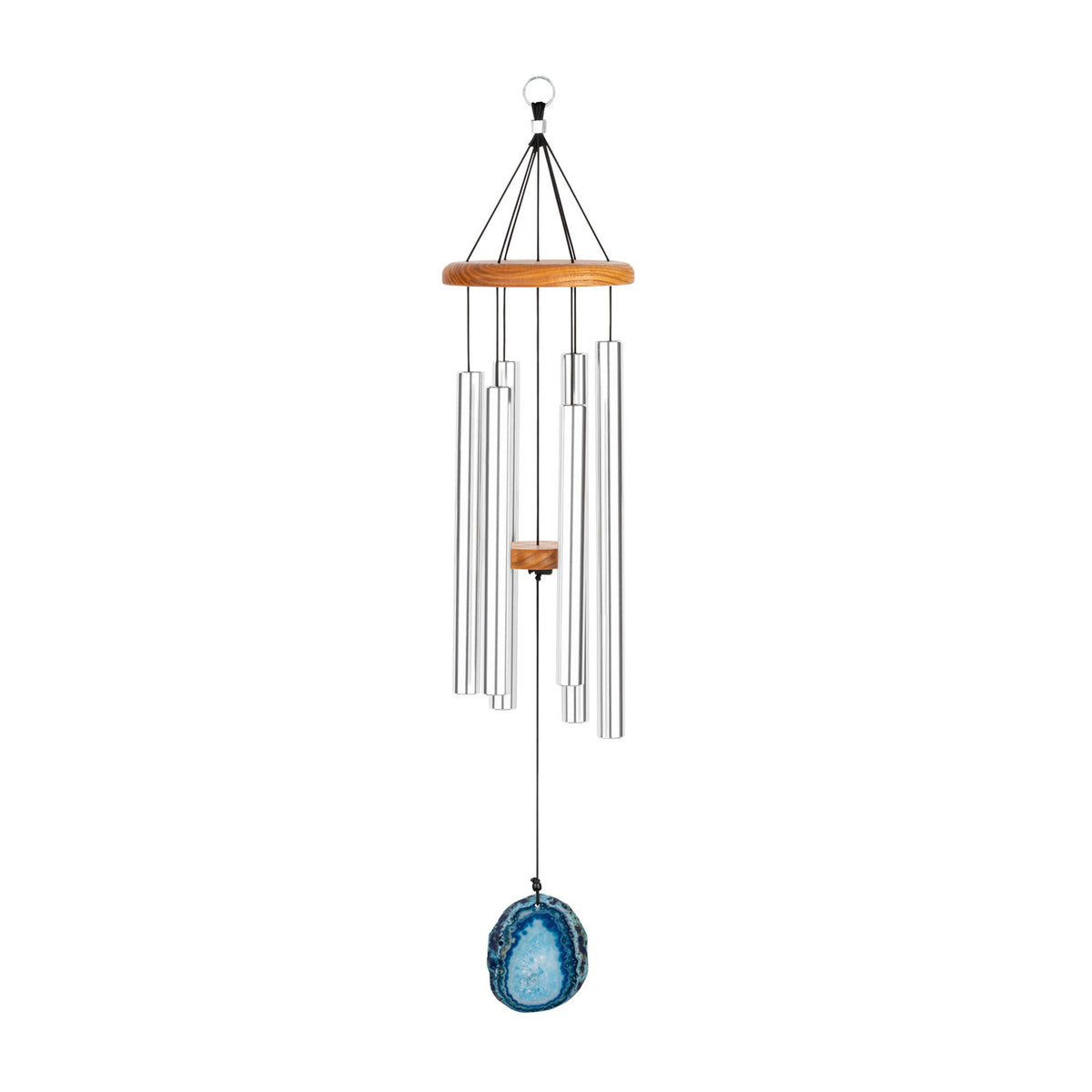MEINL SONIC ENERGY BLUE AGATE MEDITATION CHIME 29" HEIGHT SILVER
