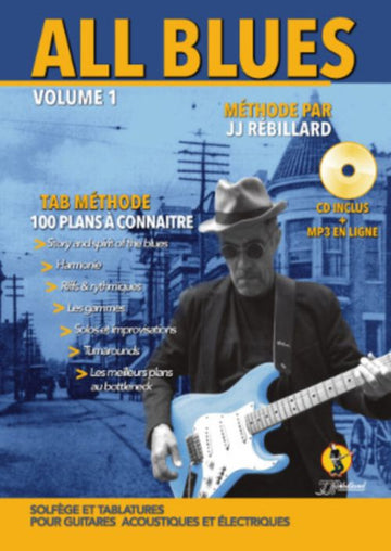 Rebillard J.J - All Blues + CD - Guitare Tab