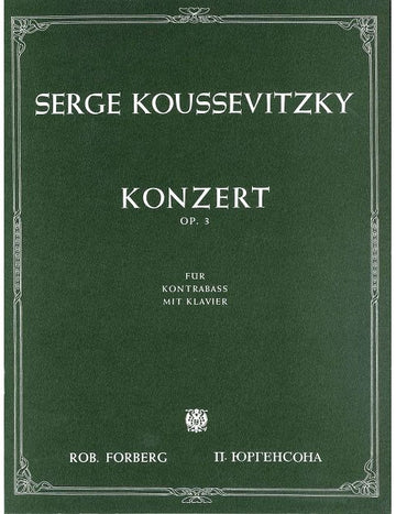 Konzert für Kontrabass und Orchester op.3