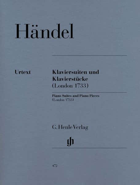 Haendel G.H. - Piano Suites And Pieces (london 1733)