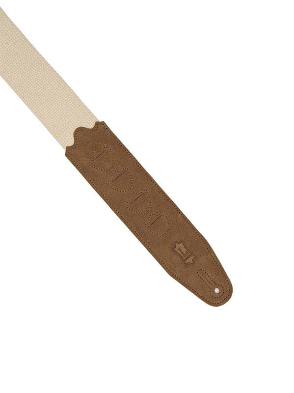 Katoenen riem met 4 plectrumhouders 5 cm - Naturel/Natuurlijk