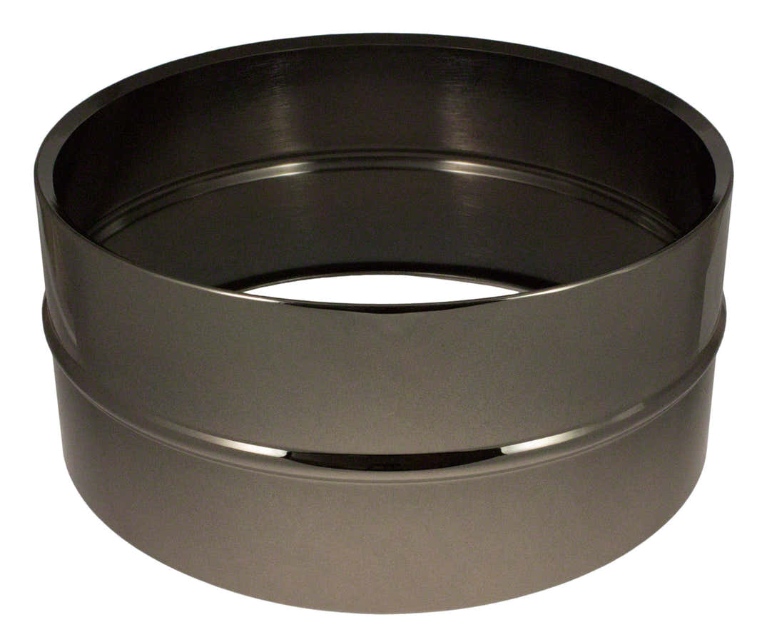 14X6.5 Zwarte Vernikkelde Messingketel (messing)