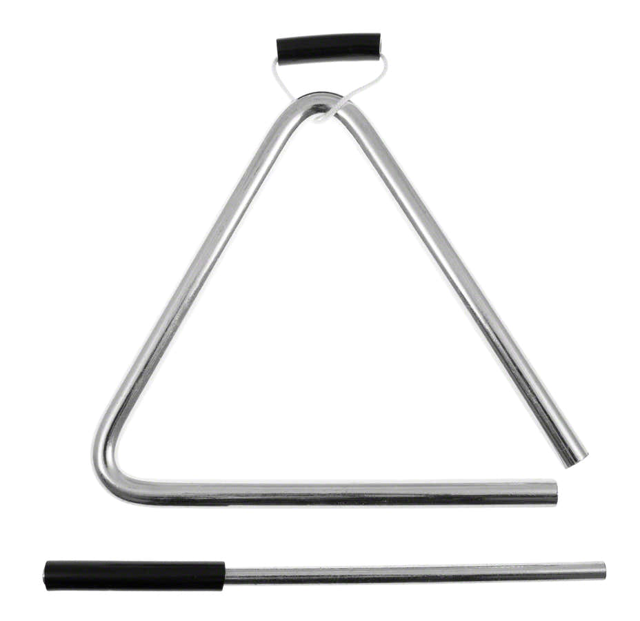 406 - Triangle 6" Acier Haute Qualite