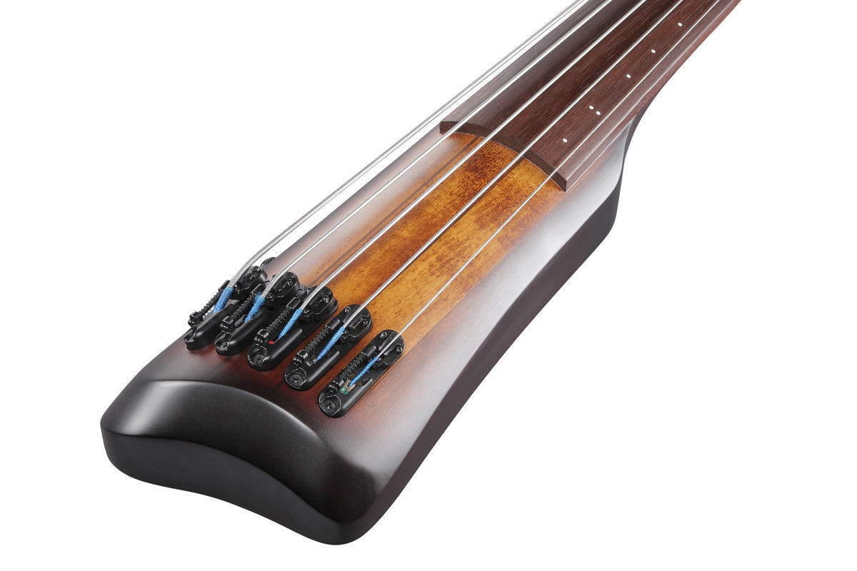UB805-mob Mahogany Oil Burst Upright Bass Workshop