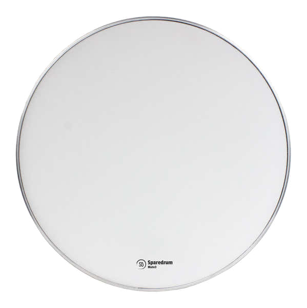 Sparedrum M2W14 Peau 14" Mute 2 Plis Mesh Silencieuse Blanc