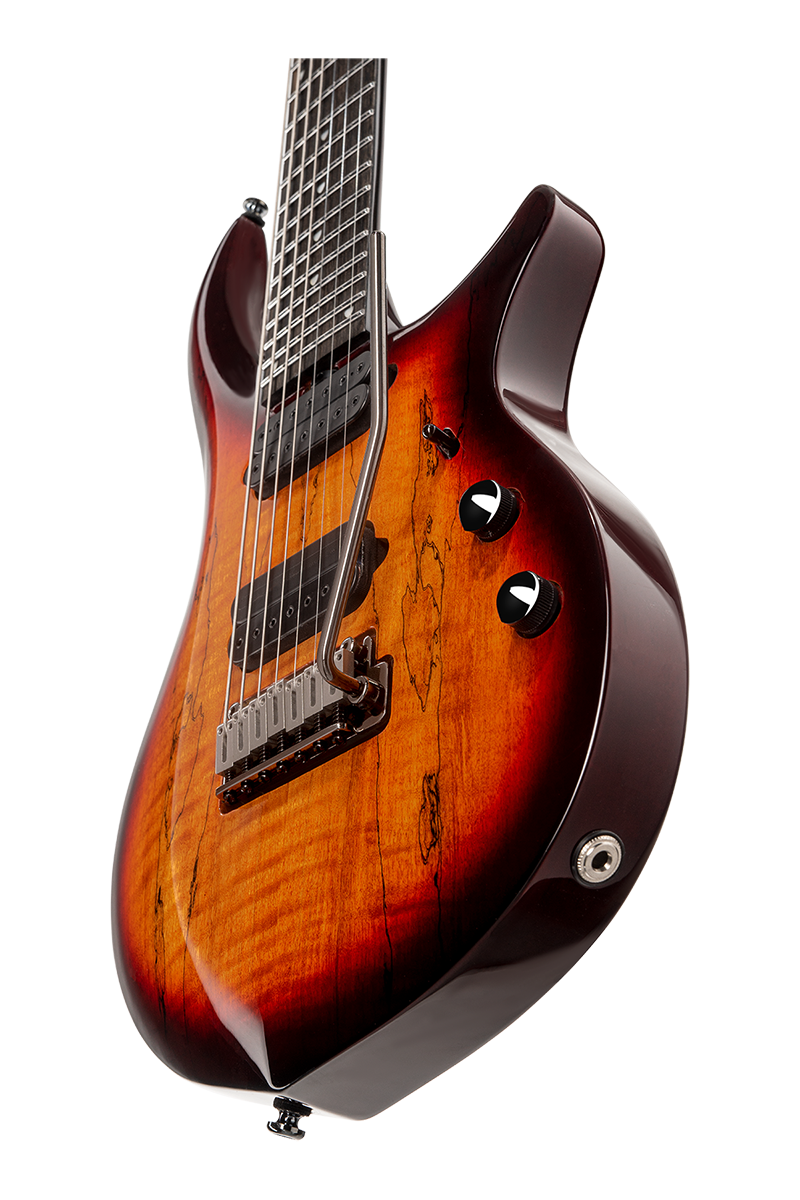 John Petrucci Majesty 7 Cordes Blood Orange Burst