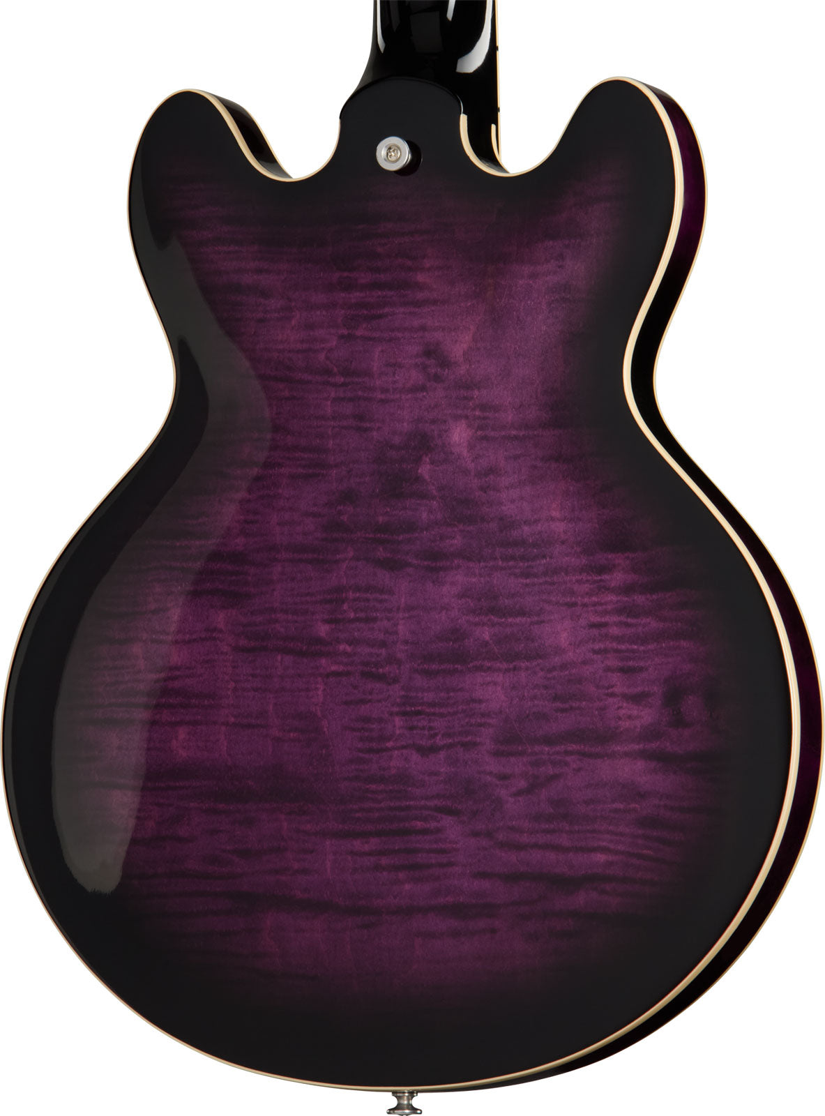 ES-339 Gevlamd Dark Purple Burst Modern