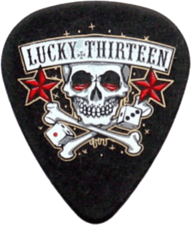 36 x 0,60mm Lucky 13 Series II Black #11 Skull Dice