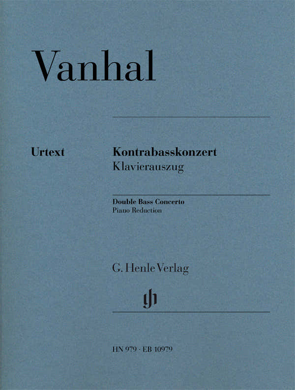 Vanhal J.B. - Kontrabasskonzert - Contrebasse & Piano