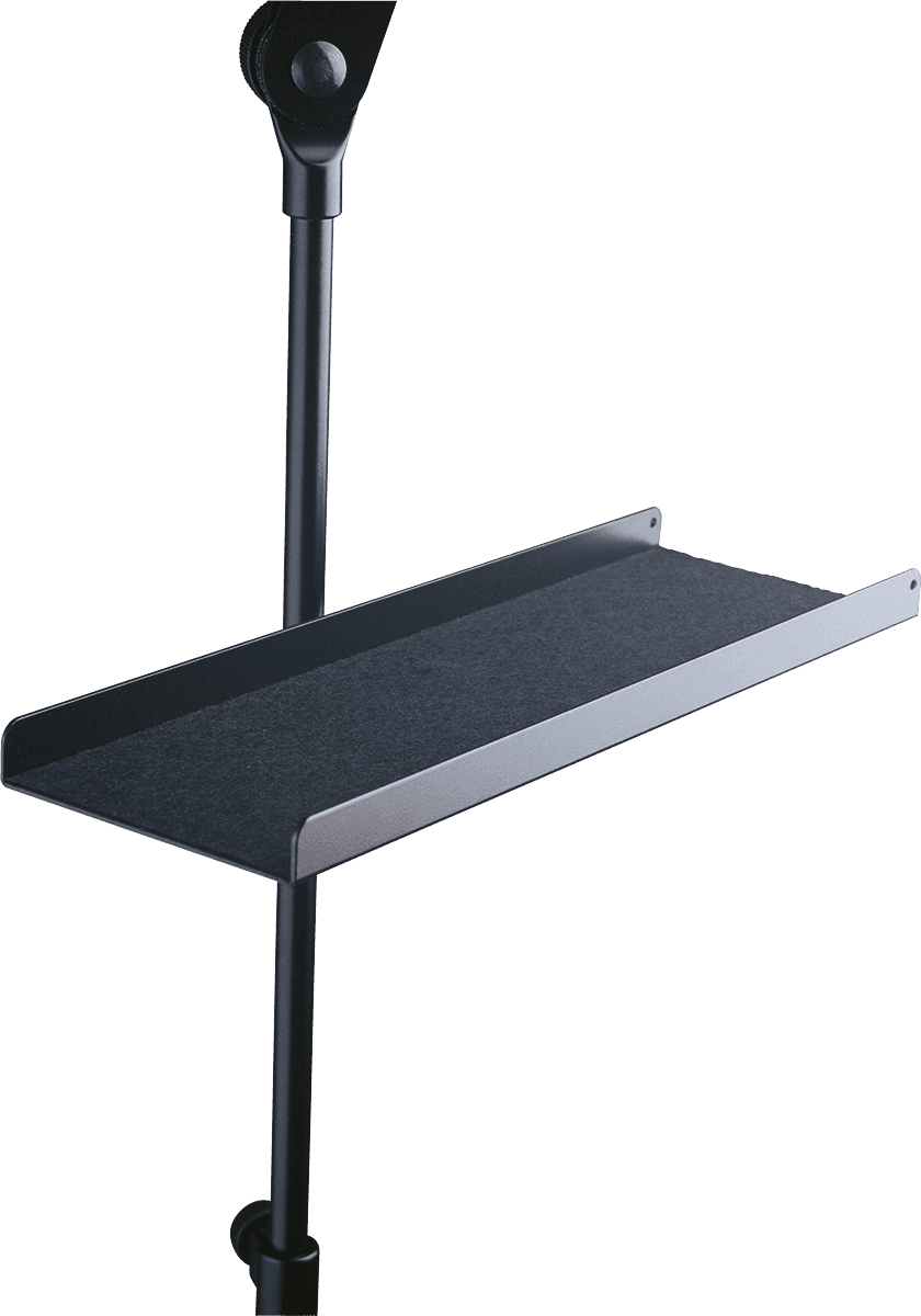 K&M 12218-000-55 Tablette Multifonctions 23MM Noir A Fixer Sur Pupitre