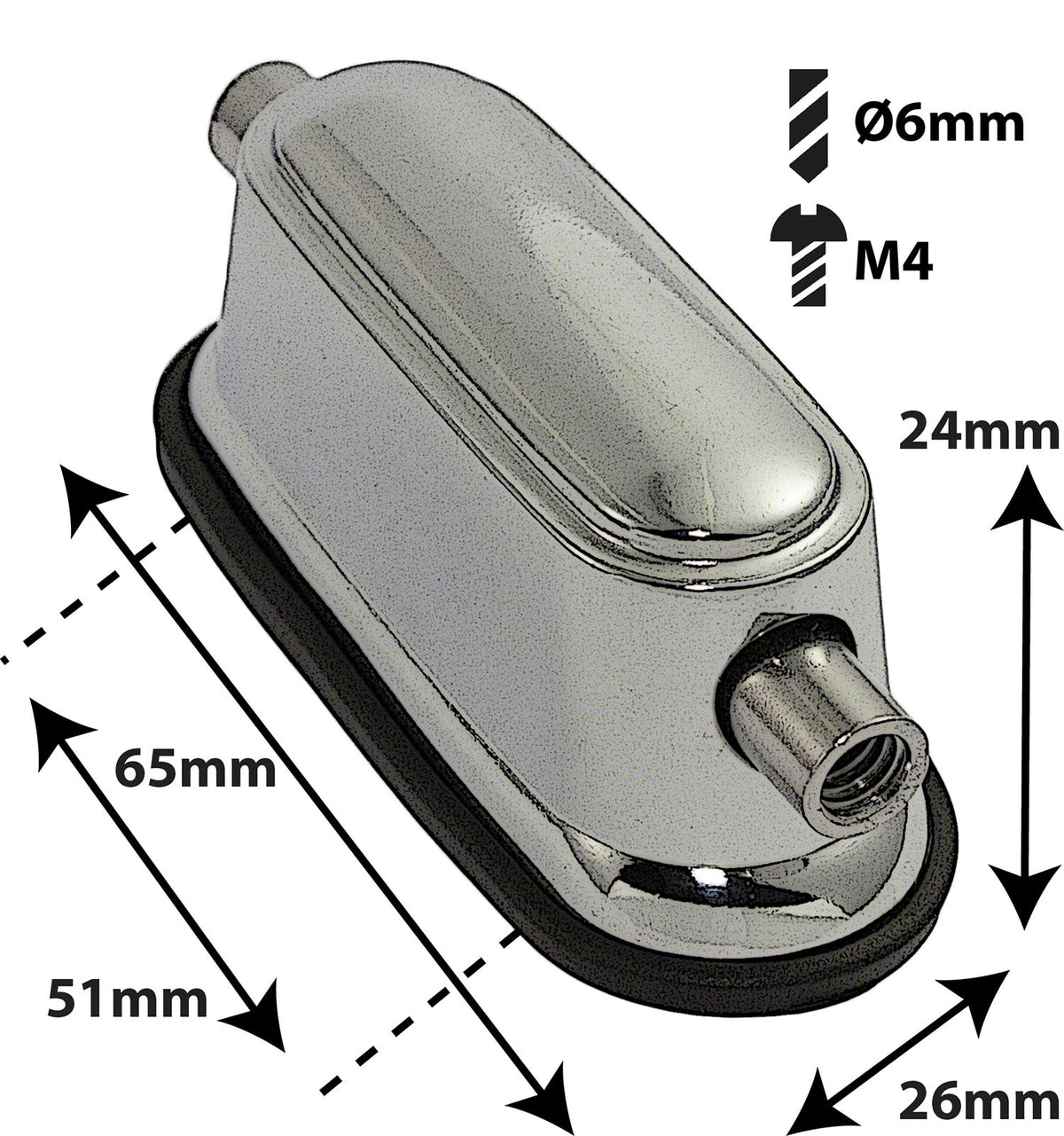 L3SD - Coquille Caisse Claire - 51mm (X1)