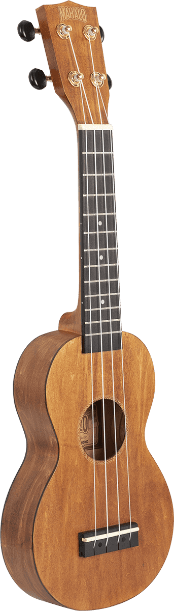 Ukelele Sopraan Slim Natuurlijk Satijn + Hoes