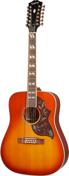 Epiphone Hummingbird 12 Aged Cherry Sunburst Ibgcs