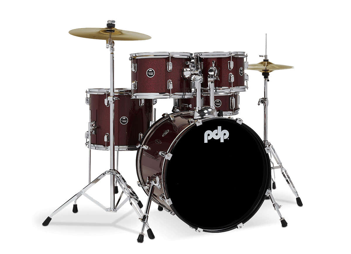 E-DRUMSETS CENTERSTAGE RED SPARKLE PDCE2015KTRR