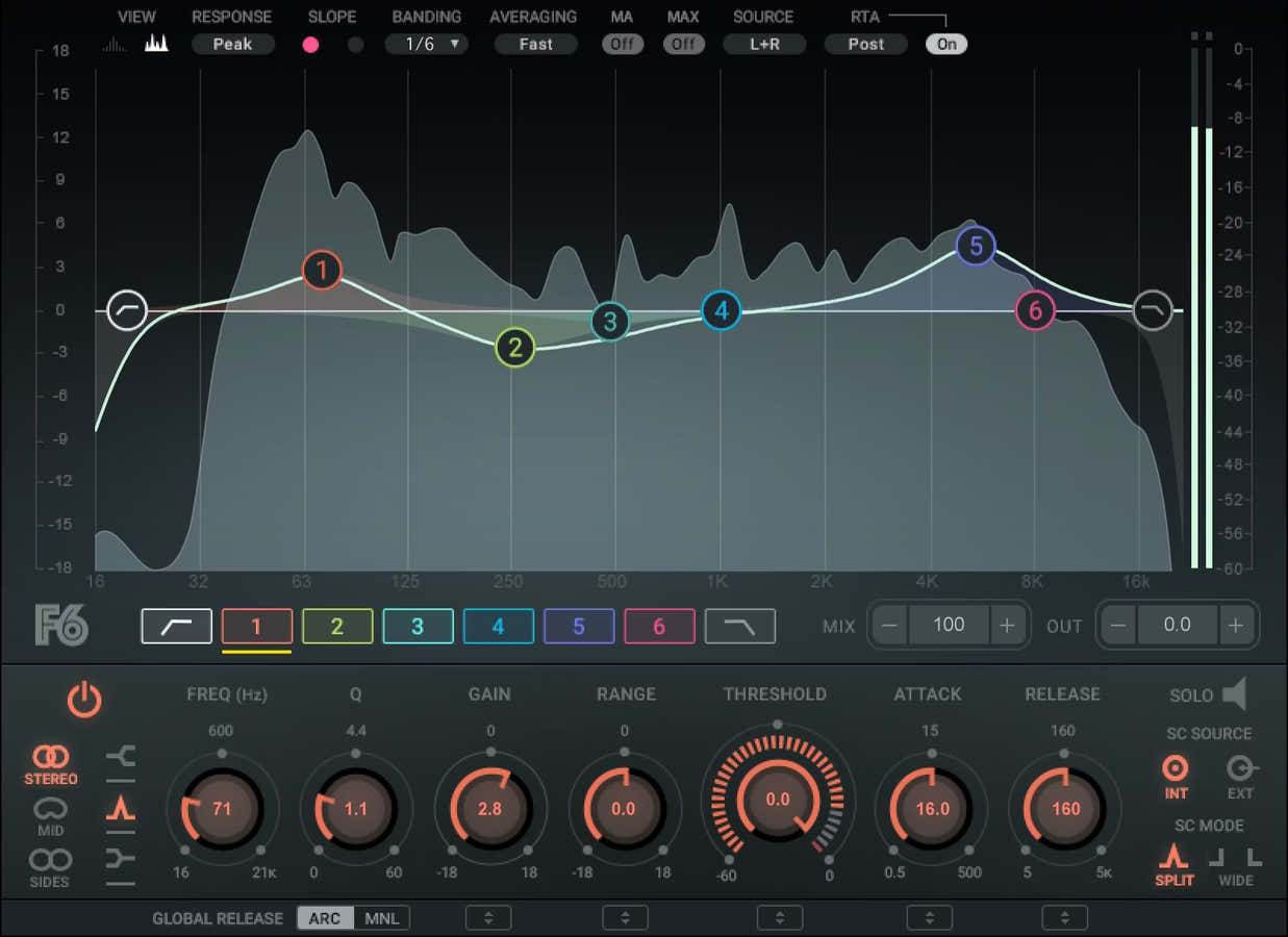 F6 Floating-Band Dynamic EQ