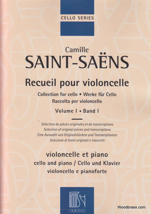 SAINT-saens - Recueil Pour Violoncelle Vol.1