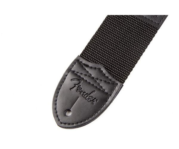 2" Black Poly Strap W/ Yellow Logo