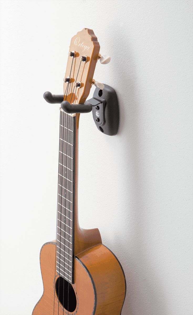 Ukulele-Wandhouder - Zwart - 16590