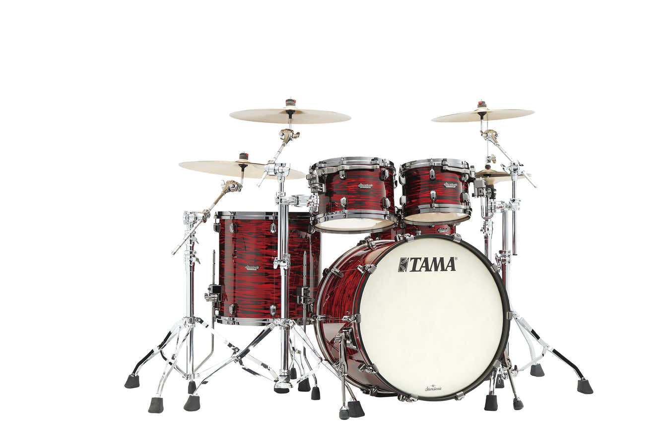 Starclassic Maple Stage 22 Black Nickel / Red Oyster