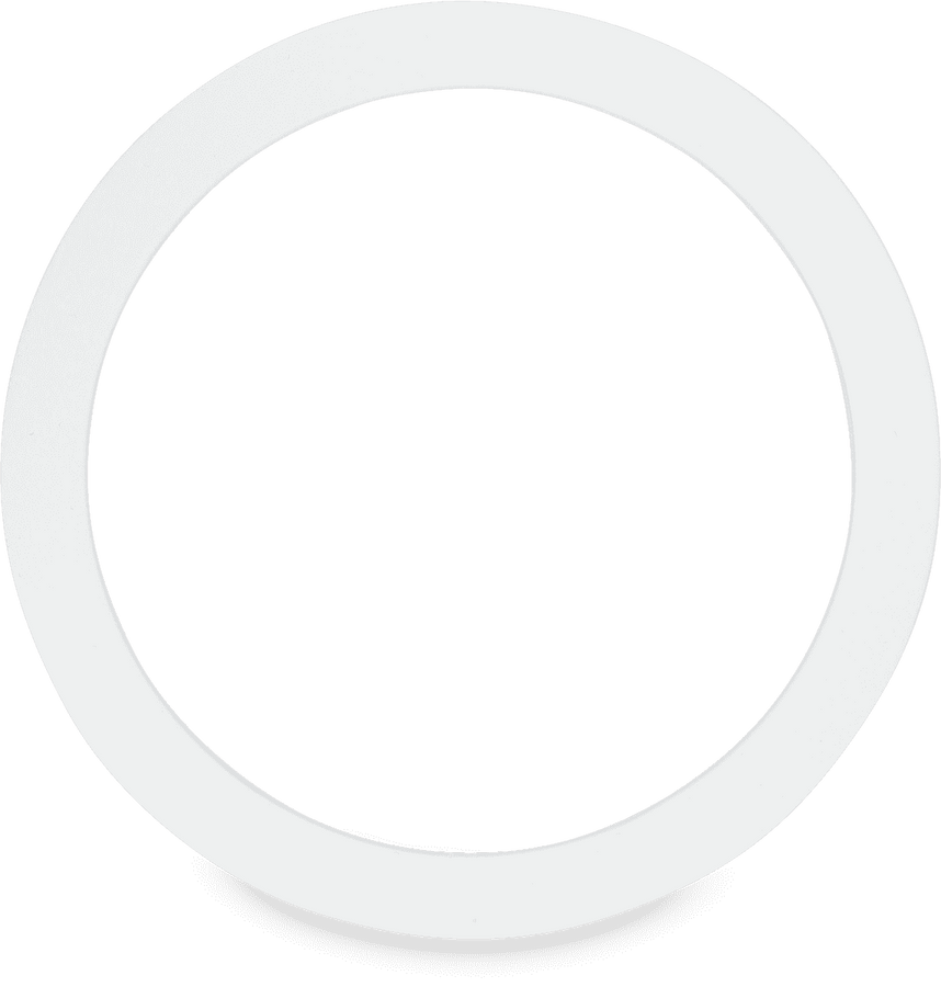 Port Hole 6" White