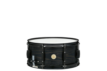 WOODWORKS 6.5"X14" SNARE DRUM BLACK OAK WRAP