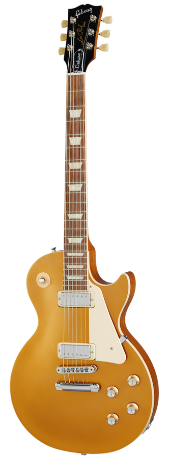 Les Paul Deluxe 70s bovenblad zonder tekening Goldtop Original