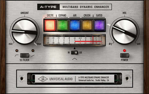 UAD A-Type Multiband-dynamiekversterker