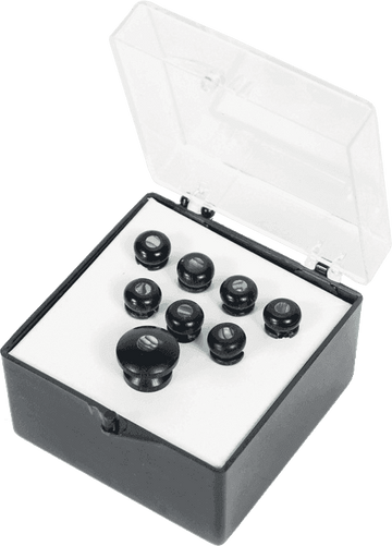 ACCESSORIES PARTS FOR STAINED PINS EBONY PEARL DOT