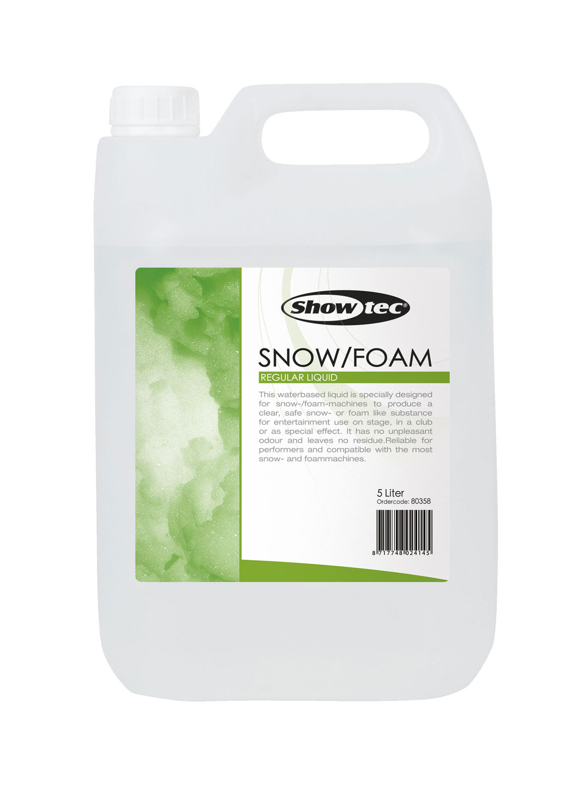 Showtec Liquide A Mousse 5 Litres