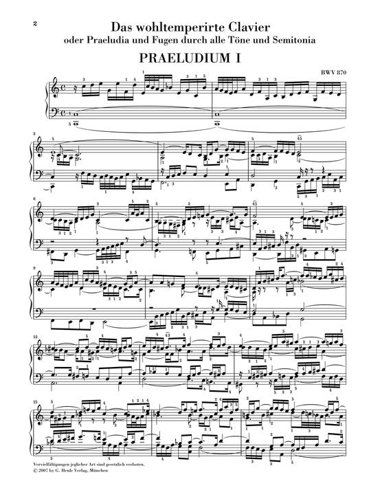 Bach J.S. - Le Clavier Bien Tempere Vol.2