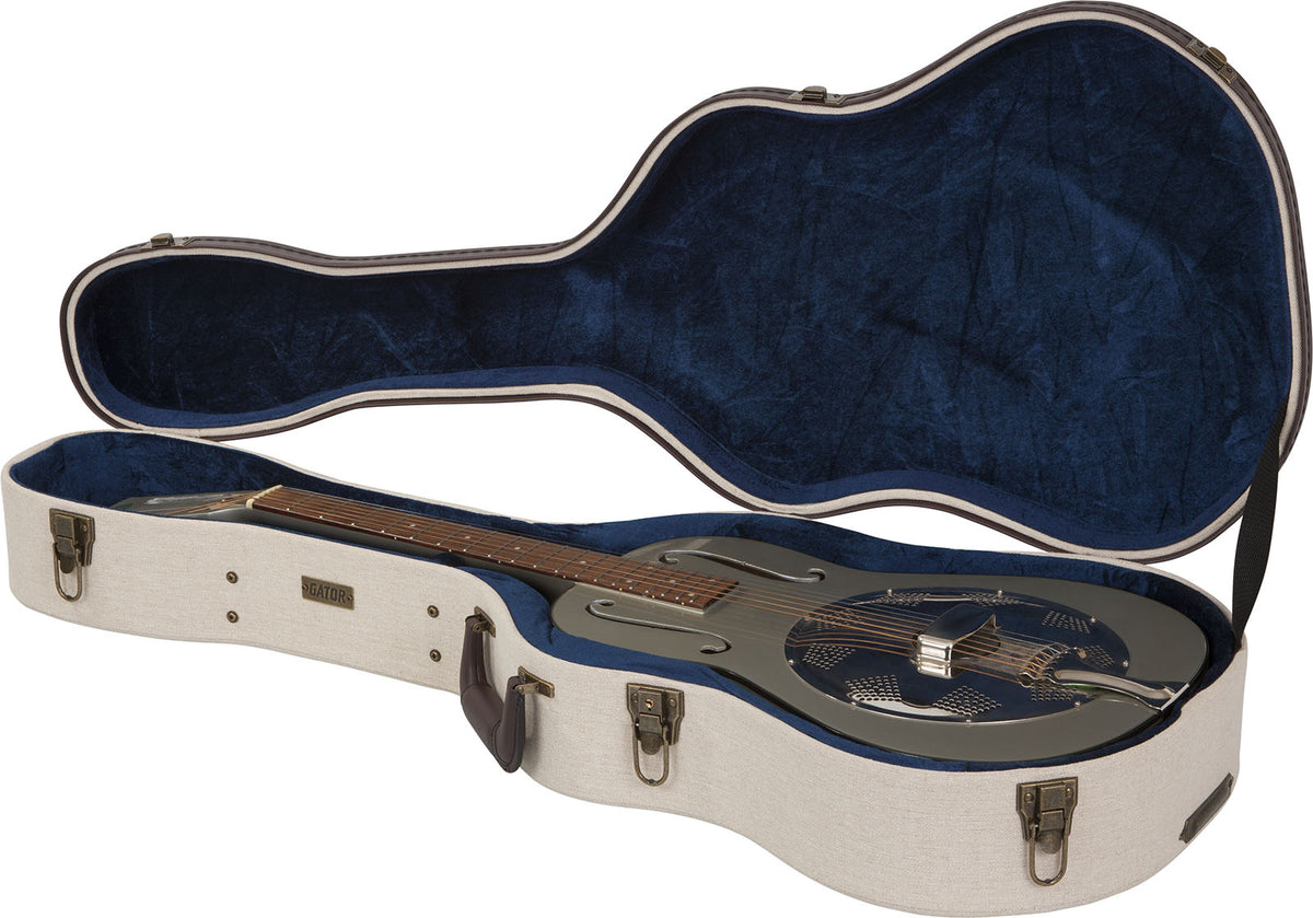 Deluxe houten koffer voor Journeyman Resonator Beige - GW