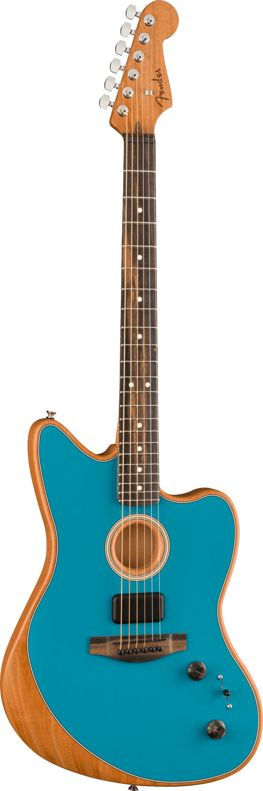 Jazzmaster Modified American Acoustasonic EB Ocean Turquoise