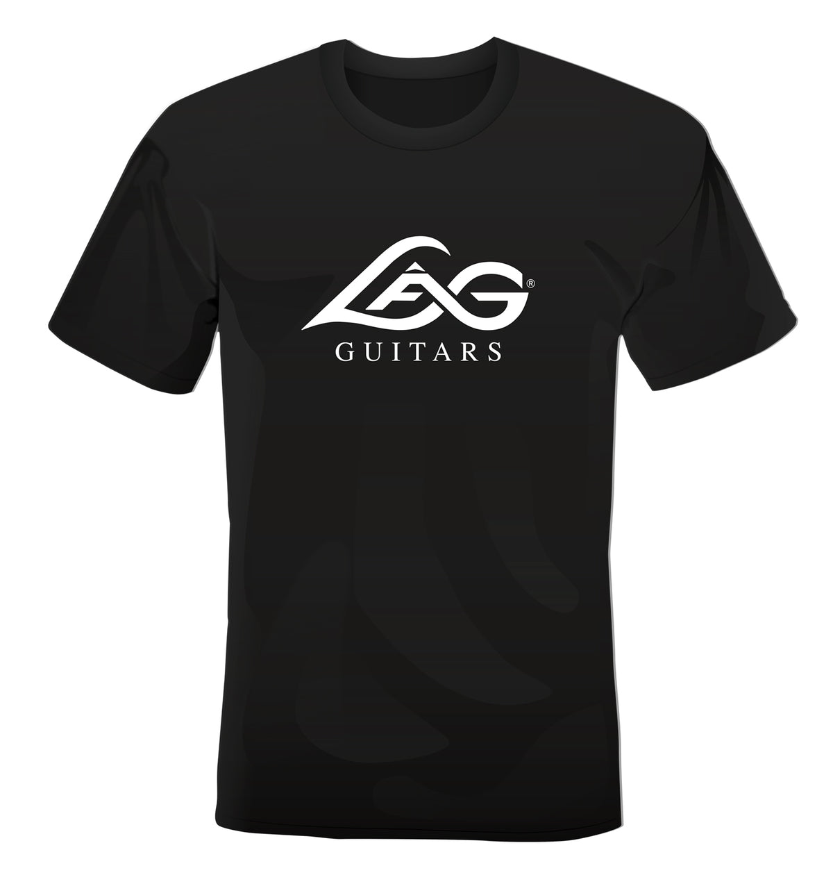 T-Shirt LÂG Noir logo blanc M