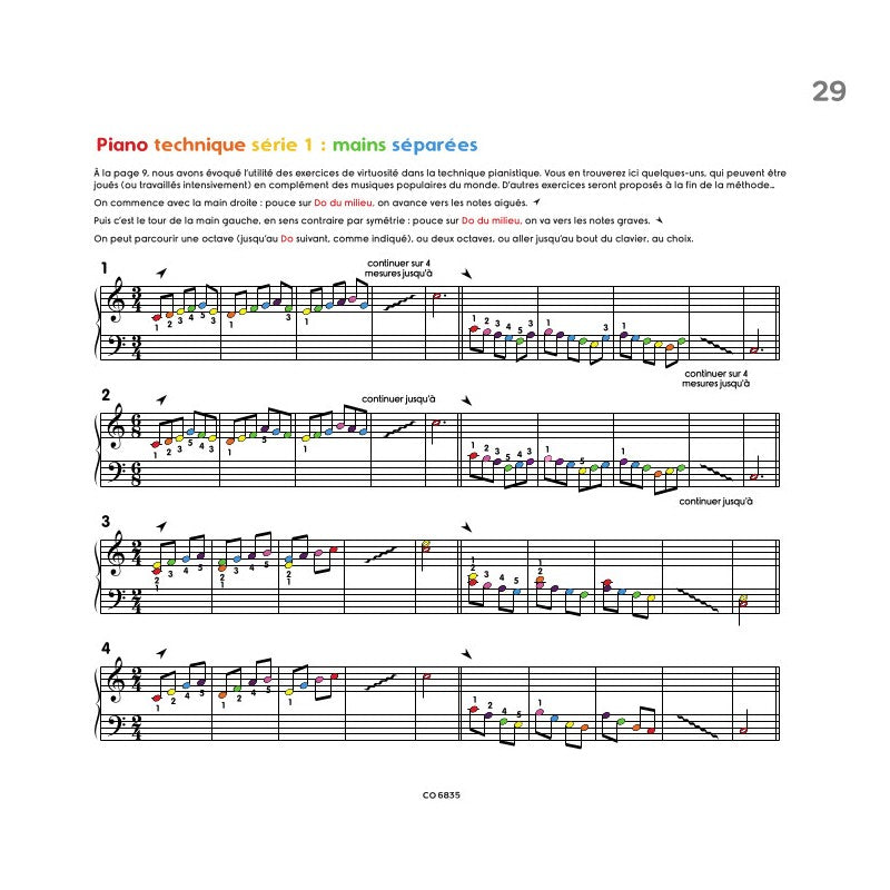 Muller Chantal - Piano Color La Suite De La Méthode ARC-en-ciel