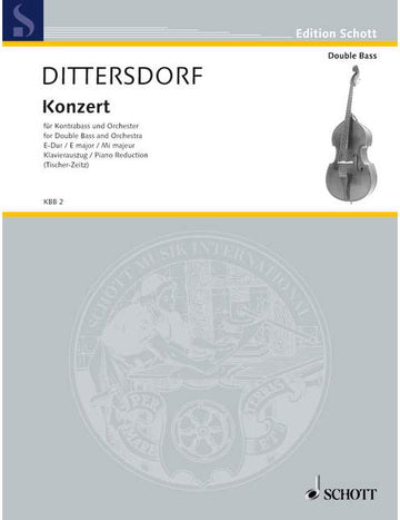 Dittersdorf - Konzert Mi Majeur Krebs 172 - Double Bass et Orchestre