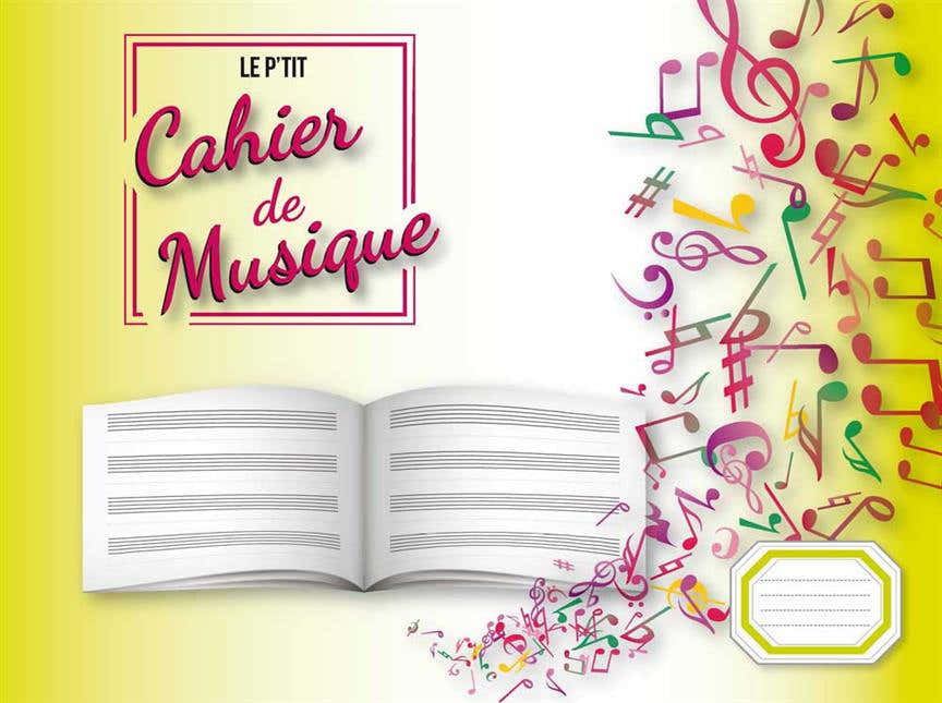 CAHIER DE MUSIQUE 4 PORTEES