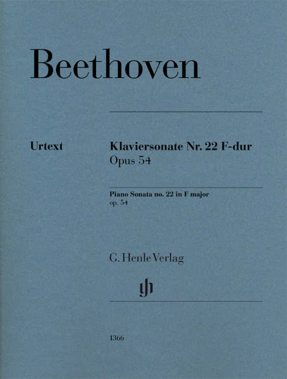 Beethoven L.V. - Sonate Pour Piano N. 22 Op.54