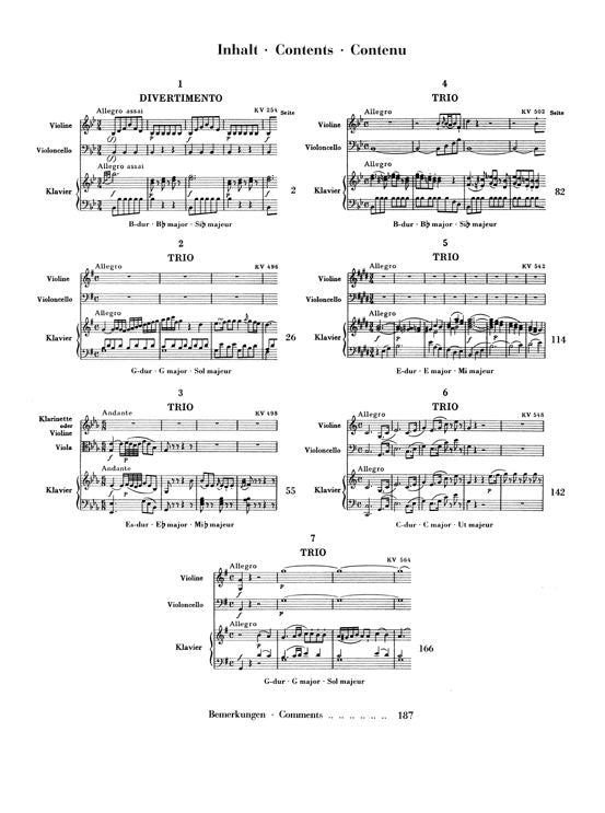 Mozart W.a. - Piano Trios