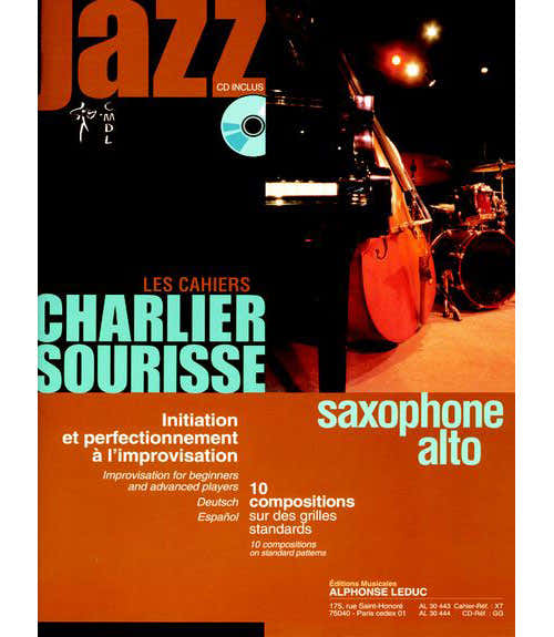 De werkboeken van Charlier-Sourisse voor altsaxofoon + CD