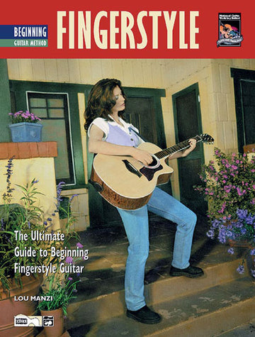 Manzi Lou - Beginning Fingerstyle Guitar + DVD - Guitar