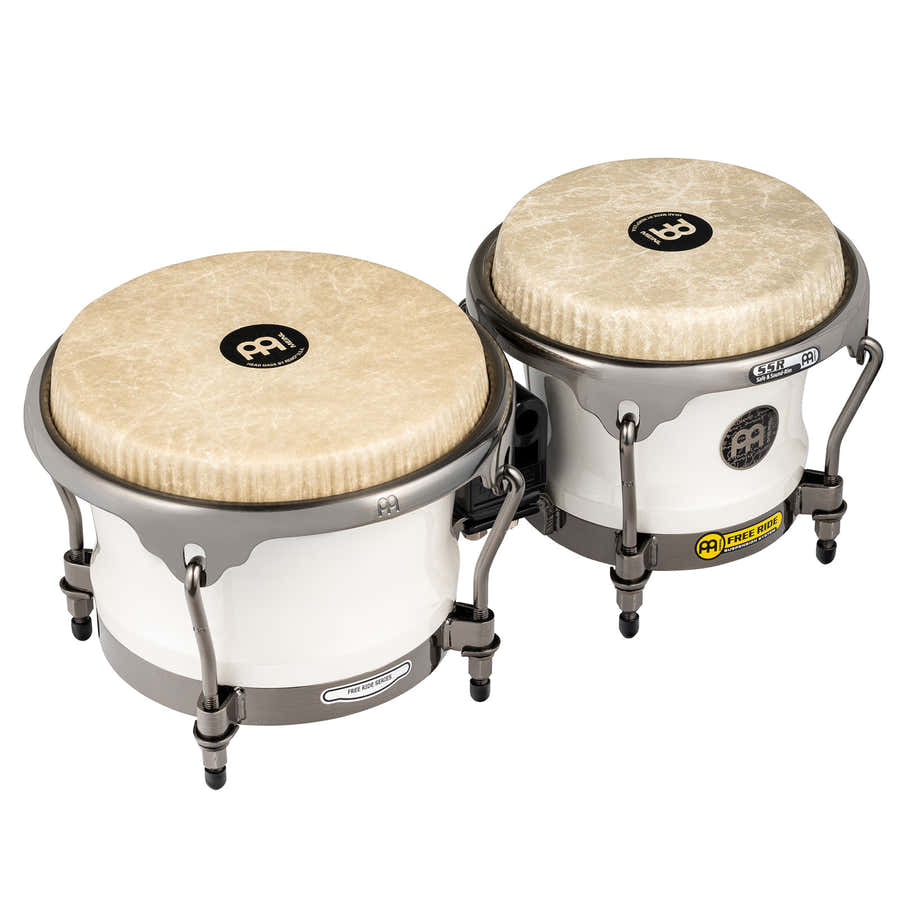 RS400PW - Artist Series Bongo Roberto Serrano - 7" & 8 1/2" Pearl White