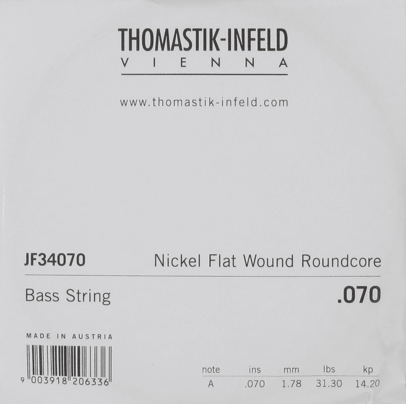 JF34070 Nickel Flat Wound Roundcore 70
