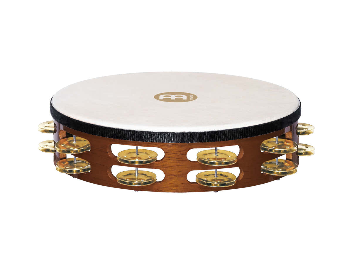 TAH2B-ab - 10 Cadre Bois - Cymbalettes Laiton