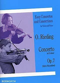Rieding Oscar - Concerto Op.7 E-moll - Violon & Piano