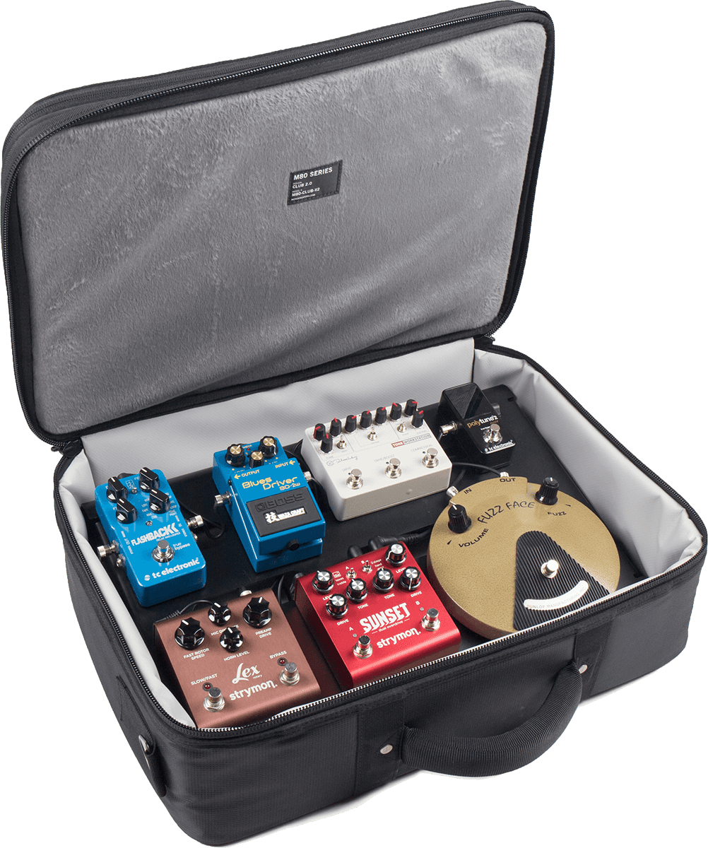 M80 Club 2.0-koffer voor pedalboard zwart
