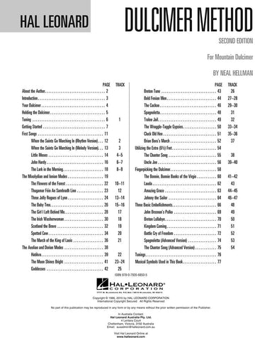 Hal Leonard Dulcimermethode - 2nd editie